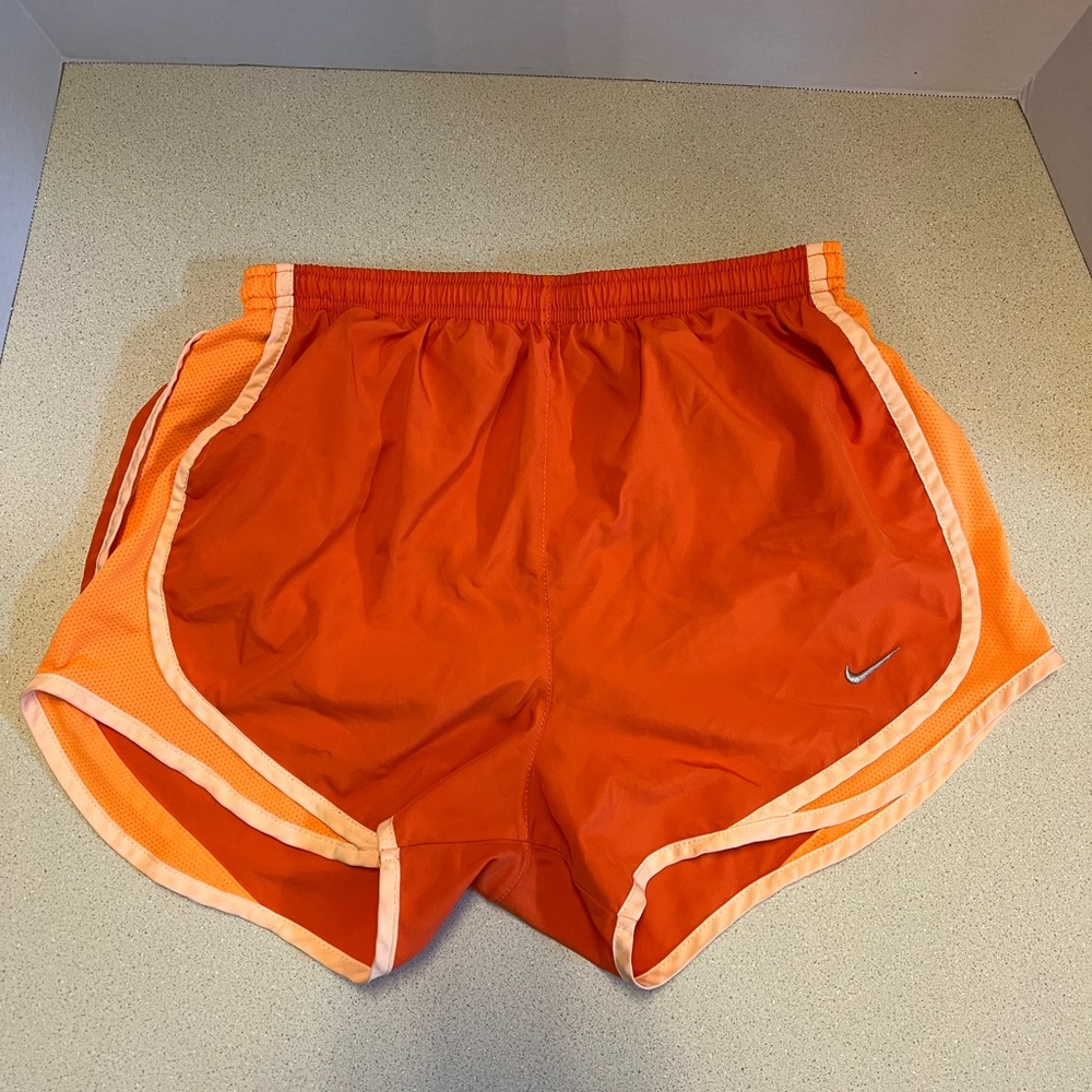 Nike Dri Fit Orange Shorts Size Small